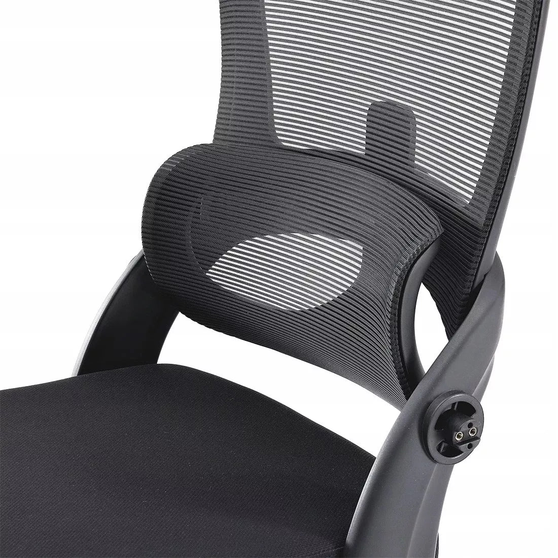 Ergonomiška biuro kėdė, juoda Spacetronik, atrama nugarai