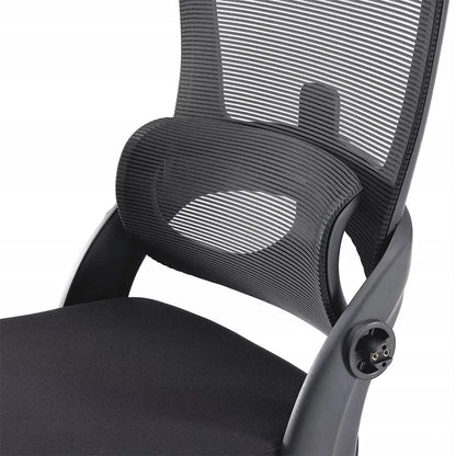 Ergonomiška biuro kėdė, juoda Spacetronik, atrama nugarai