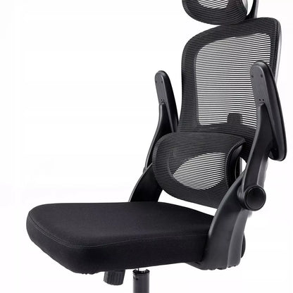 Ergonomiška biuro kėdė, juoda Spacetronik, atrama nugarai