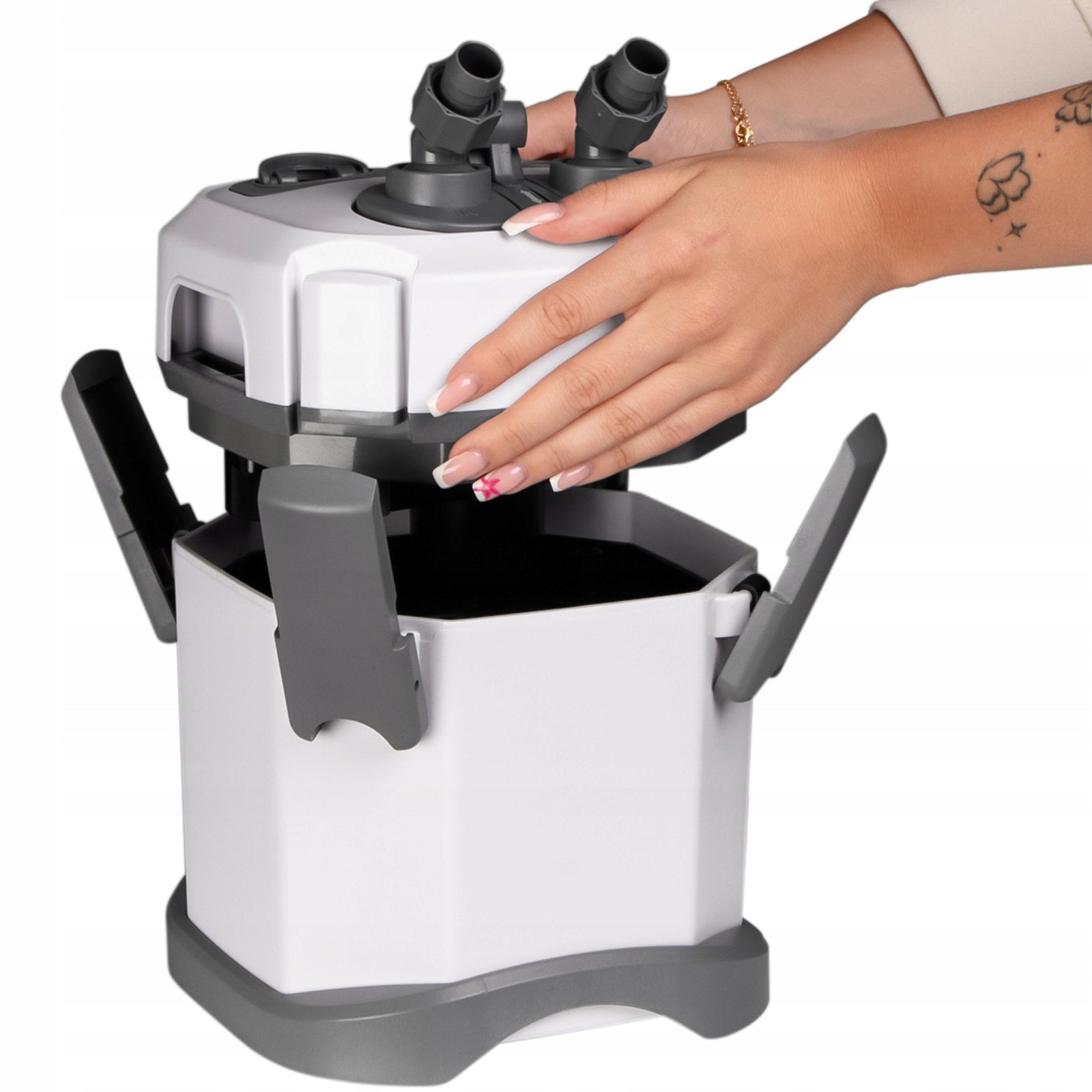 IŠORINIS FILTRAS SU REGULIAVIMU IR SKIMERIU, MAŽAS, NAŠUMAS 250l/h - 650l/h, 8W