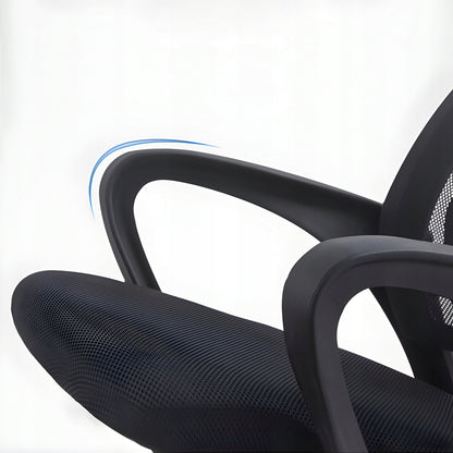 Biuro kėdė su mikro tinkleliu, juoda, 150 kg