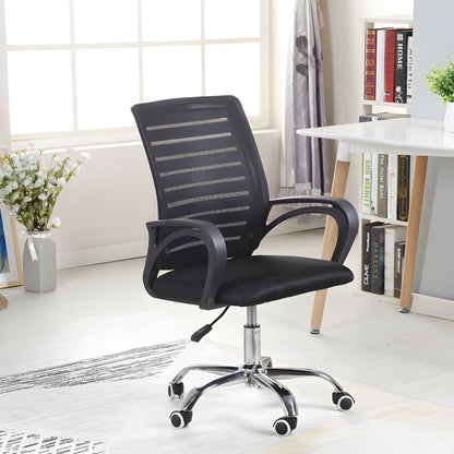 Pasukama biuro kėdė, ventiliuojamas tinklinis audinys, juoda, 150kg