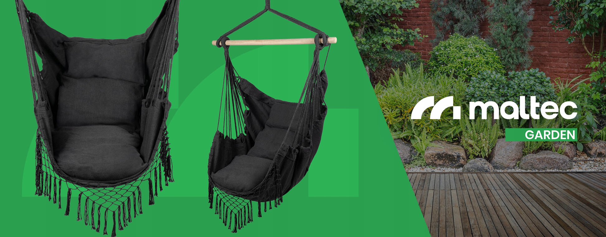 Sodo lauko kėdė, Brazilijos kėdė, hamakas, sūpynės, kokonas, pagalvės