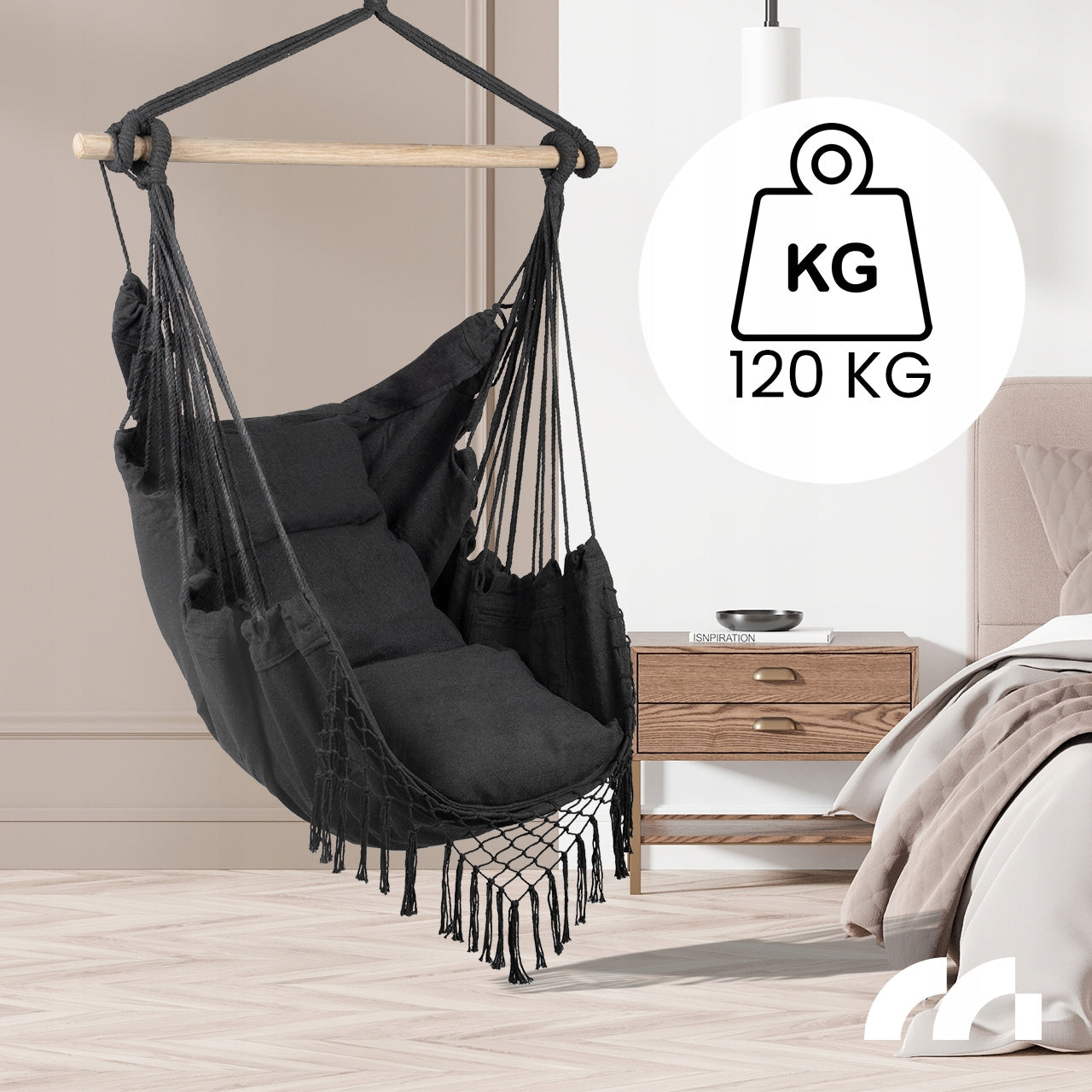 Sodo lauko kėdė, Brazilijos kėdė, hamakas, sūpynės, kokonas, pagalvės