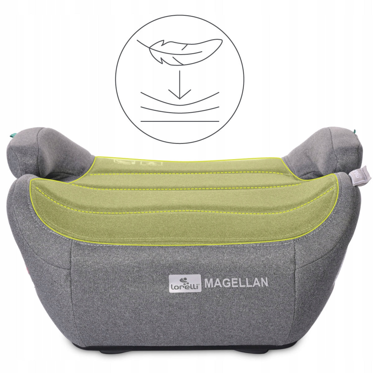 Automobilinė kėdutė kilimėlis lengvas LORELI MAGELLAN I-SIZE pilka