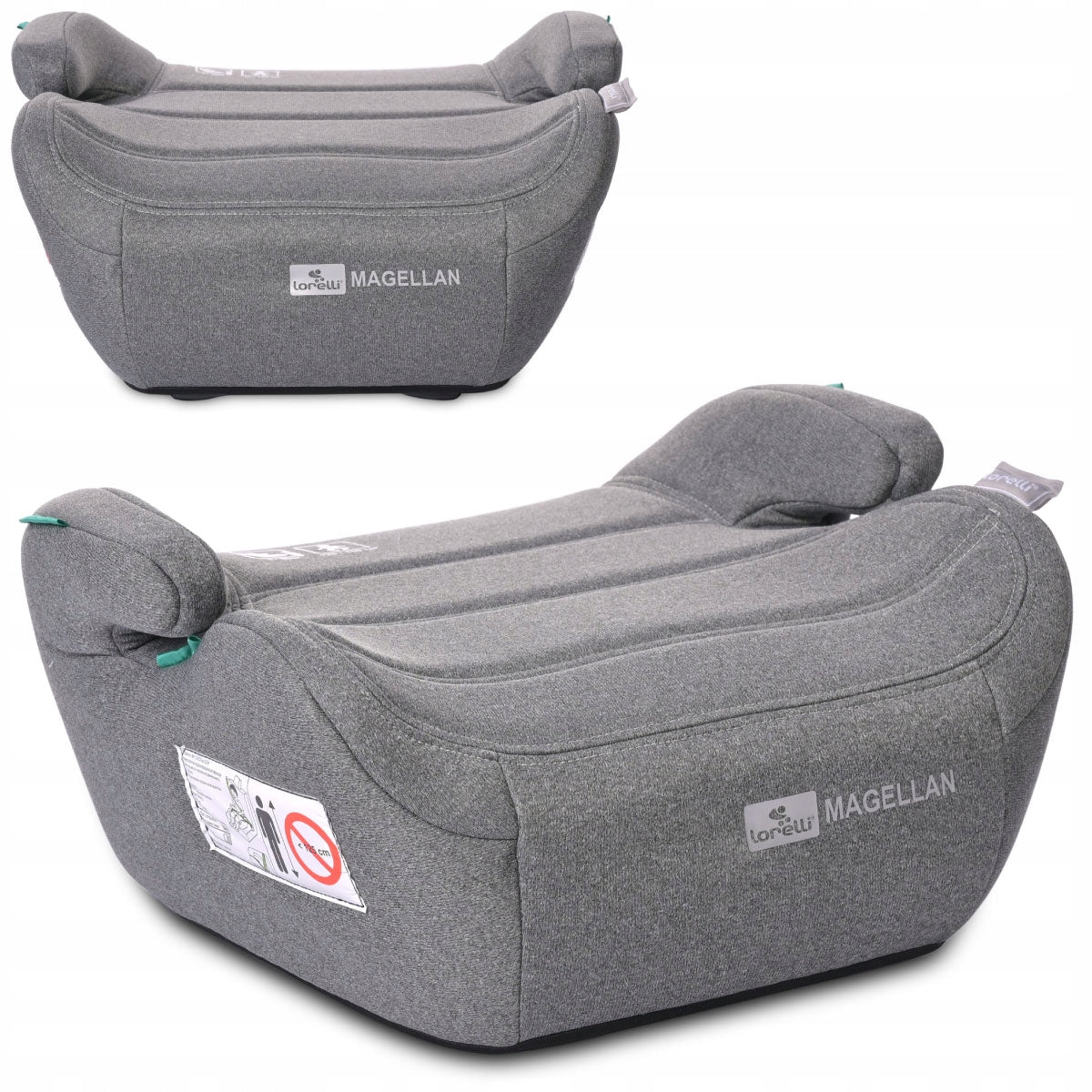 Automobilinė kėdutė kilimėlis lengvas LORELI MAGELLAN I-SIZE pilka