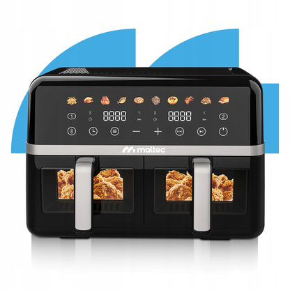 BE ALIEJAUS GRUZDINTUVĖ 10L ORO GRUZDINTUVĖ DVIGUBOS TALPOS 2800W PADĖKLIUKAI