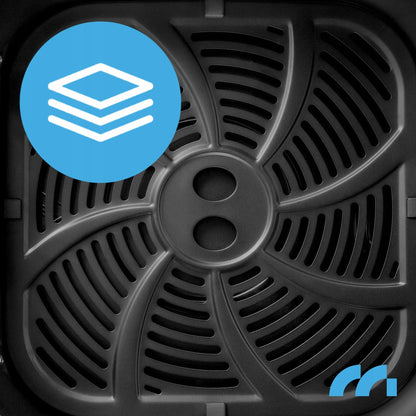 BE matou*riebalų* gruzdintuvė 9 L, didelė, galinga, su langu, 1800 W