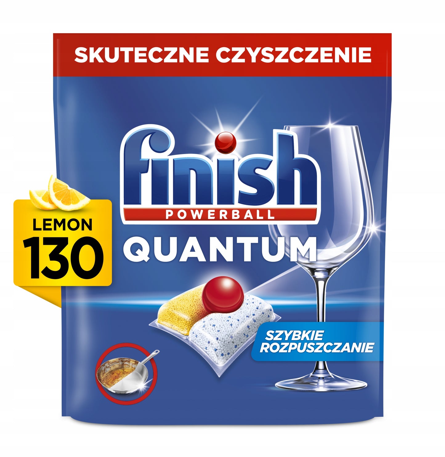 Finish Quantum indaplovės tabletės Citrinų skonis 130 vnt.