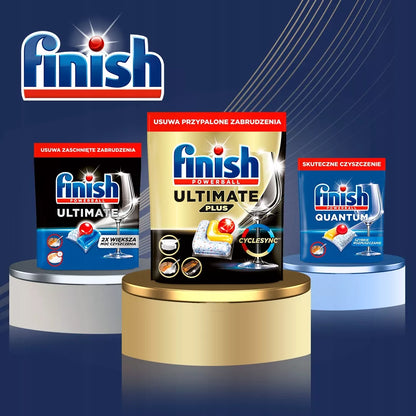 FINISH Ultimate indaplovės tabletės, Citrinos kvapo, 100 vnt.