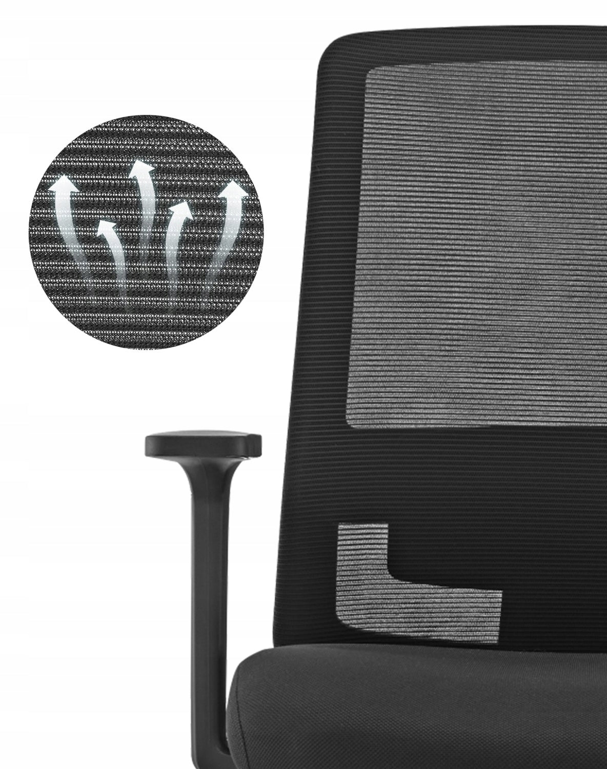 Biuro Kėdė Swivel Reguliuojama Tinklelis MESH Spacetronik