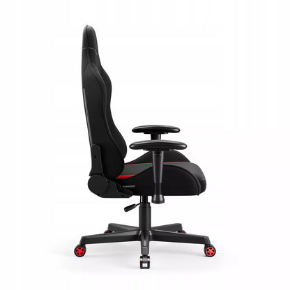 Žaidimų kėdė audinio pasukama DIABLO X-STARTER juoda-raudona
