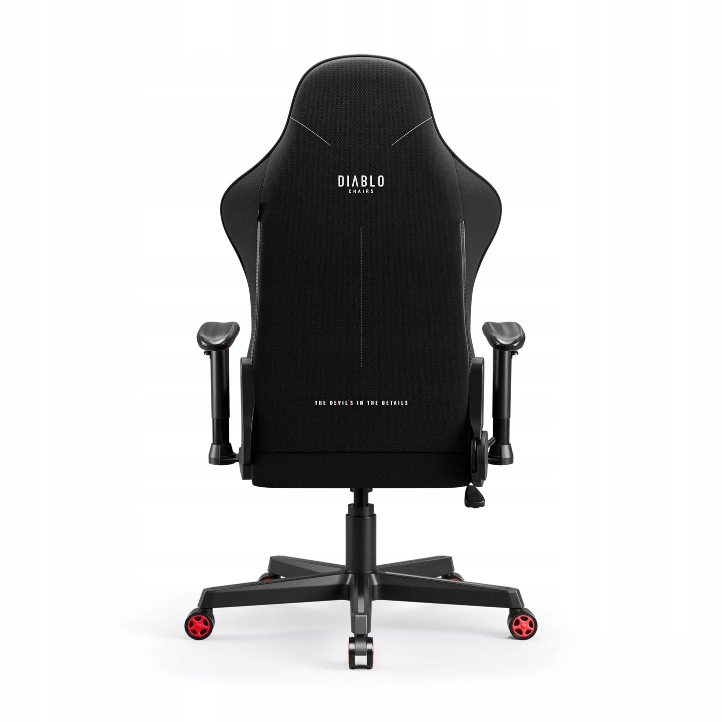 Žaidimų kėdė audinio pasukama DIABLO X-STARTER juoda-raudona