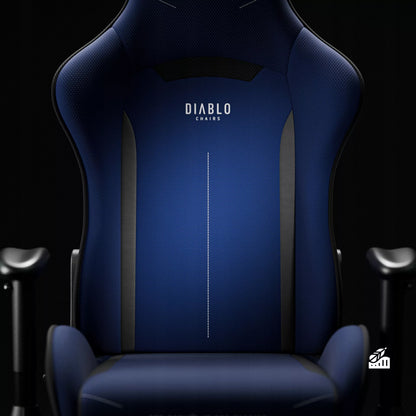 Žaidimų kėdė žaidėjui, audinio Diablo X-STARTER, granatinė