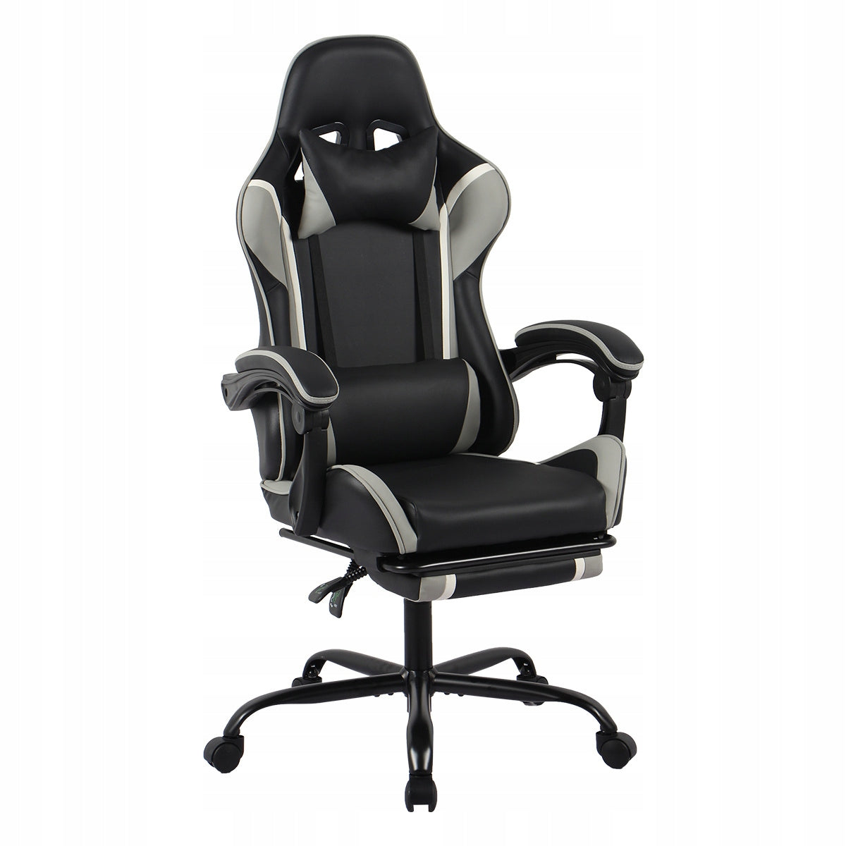 Žaidimų kėdė su porankiais, pasukama, žaidėjui, kibiro formos, su atrama kojoms, 110kg