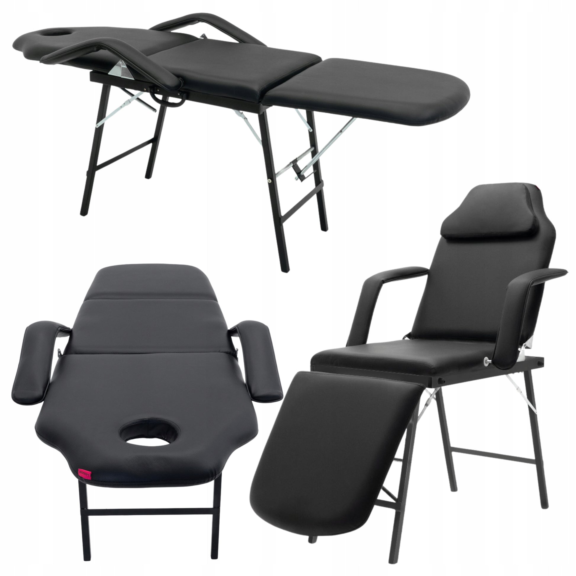 Kosmetologinė kušetė, tatuiruočių ir podologinė kušetė, skirta salonui ir kabinetui