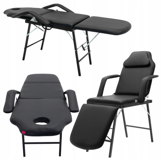 Kosmetologinė kušetė, tatuiruočių ir podologinė kušetė, skirta salonui ir kabinetui