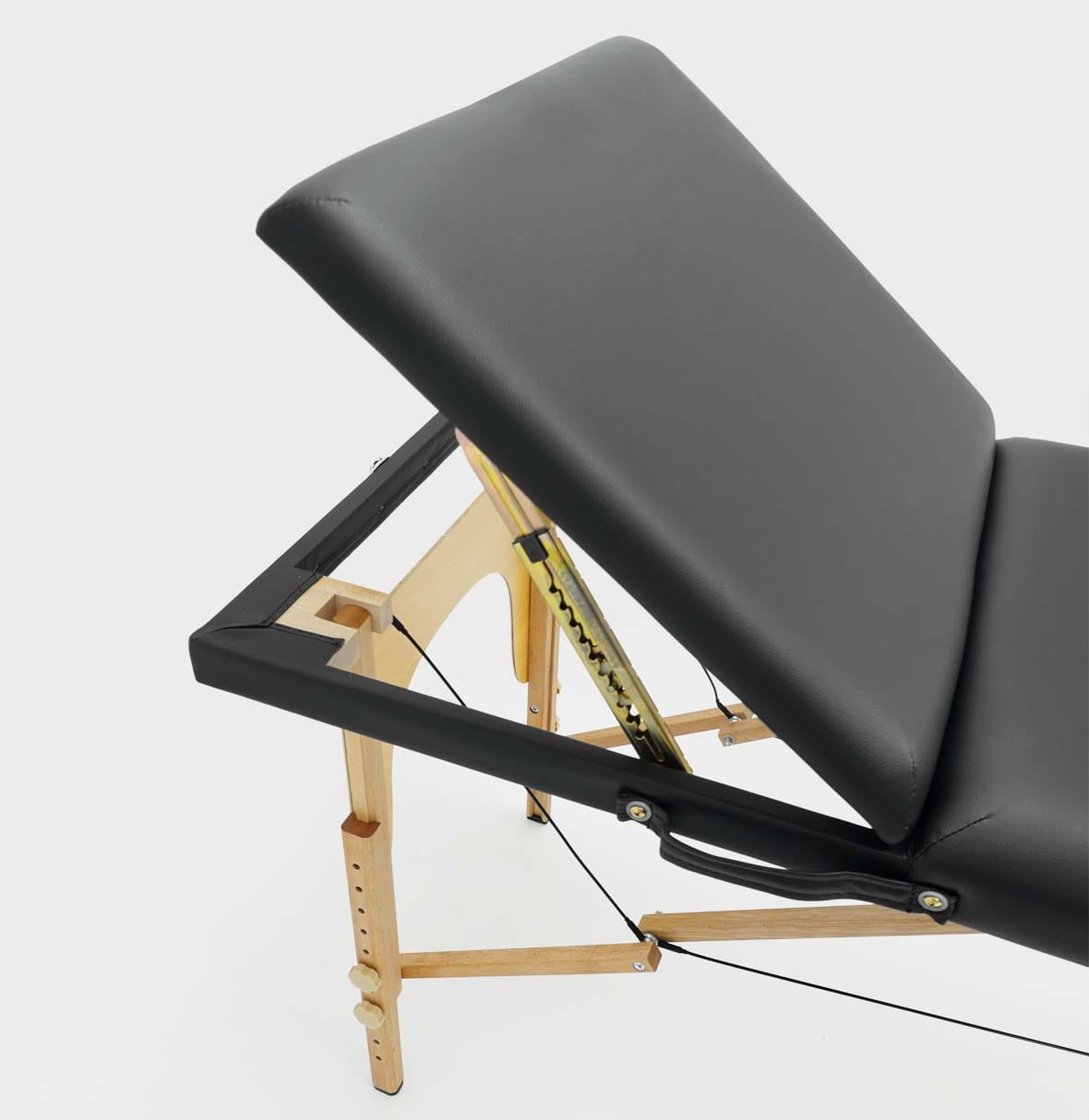 Grožio procedūrų fotelis, sulankstoma masažo kušetė, 3 segmentų reguliuojamas