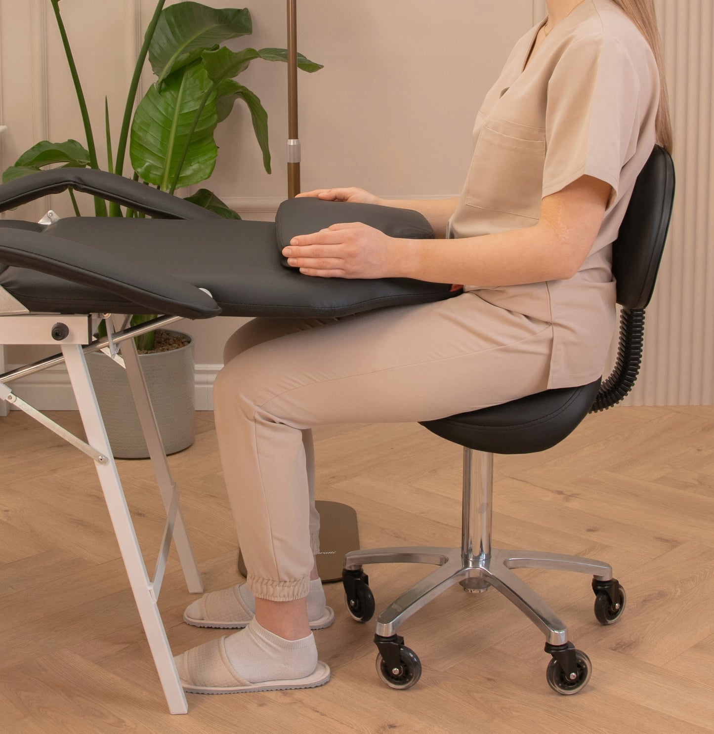 Grožio Kėdė, Blakstienų Priešinimo, Spa, Pedikiūro Lovelė su Reguliavimu