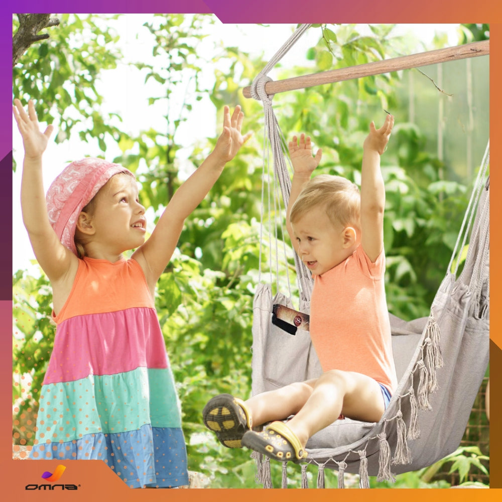 Sėdimoji kėdė Braziliška sūpynė Hamakas Sodui Ant Balkono BOHO