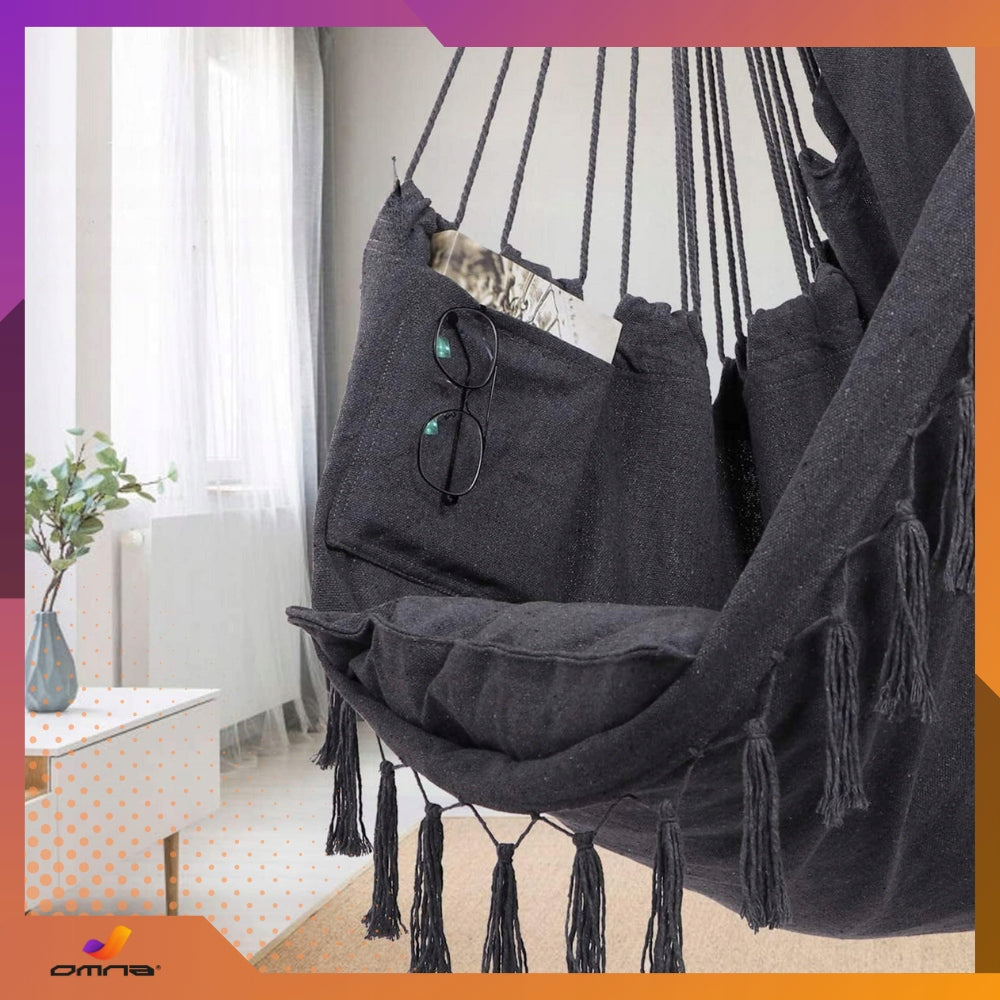 Sėdimoji kėdė Braziliška sūpynė Hamakas Sodui Ant Balkono BOHO