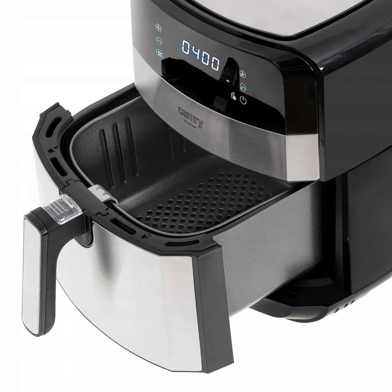 Bekondensinis gruzdintuvas 5L Airfryer 9 PROGRAMOS laikmatis LED Camry CR6311