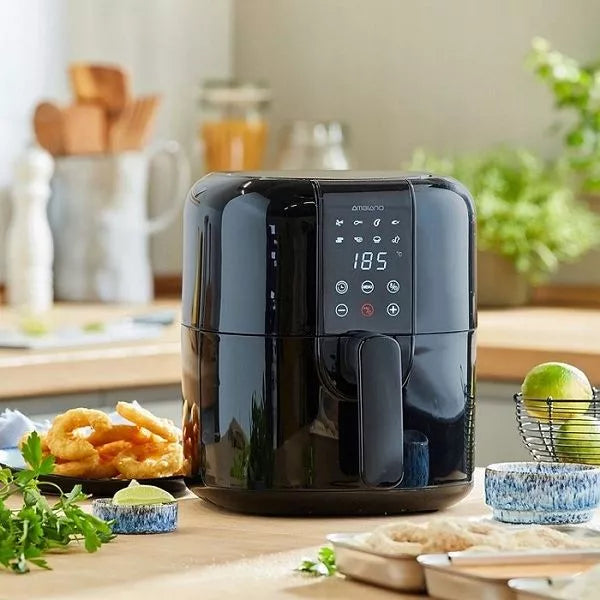 Neliepsnis gruzdintuvas Air Fryer 2,6L 1400W Sveikas kepimas be aliejaus
