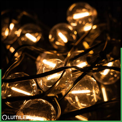 SODO SOLARINĖ GIRLIANDA 20 LED 10m ŠILTAS RGB SPALVOTAS APŠVIETIMAS LEMPUTĖS