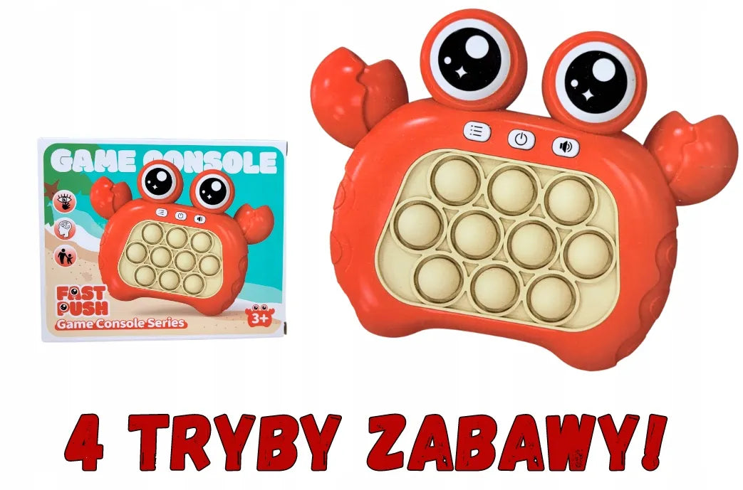Elektroninis atminties lavinimo žaidimas POP IT KRAB