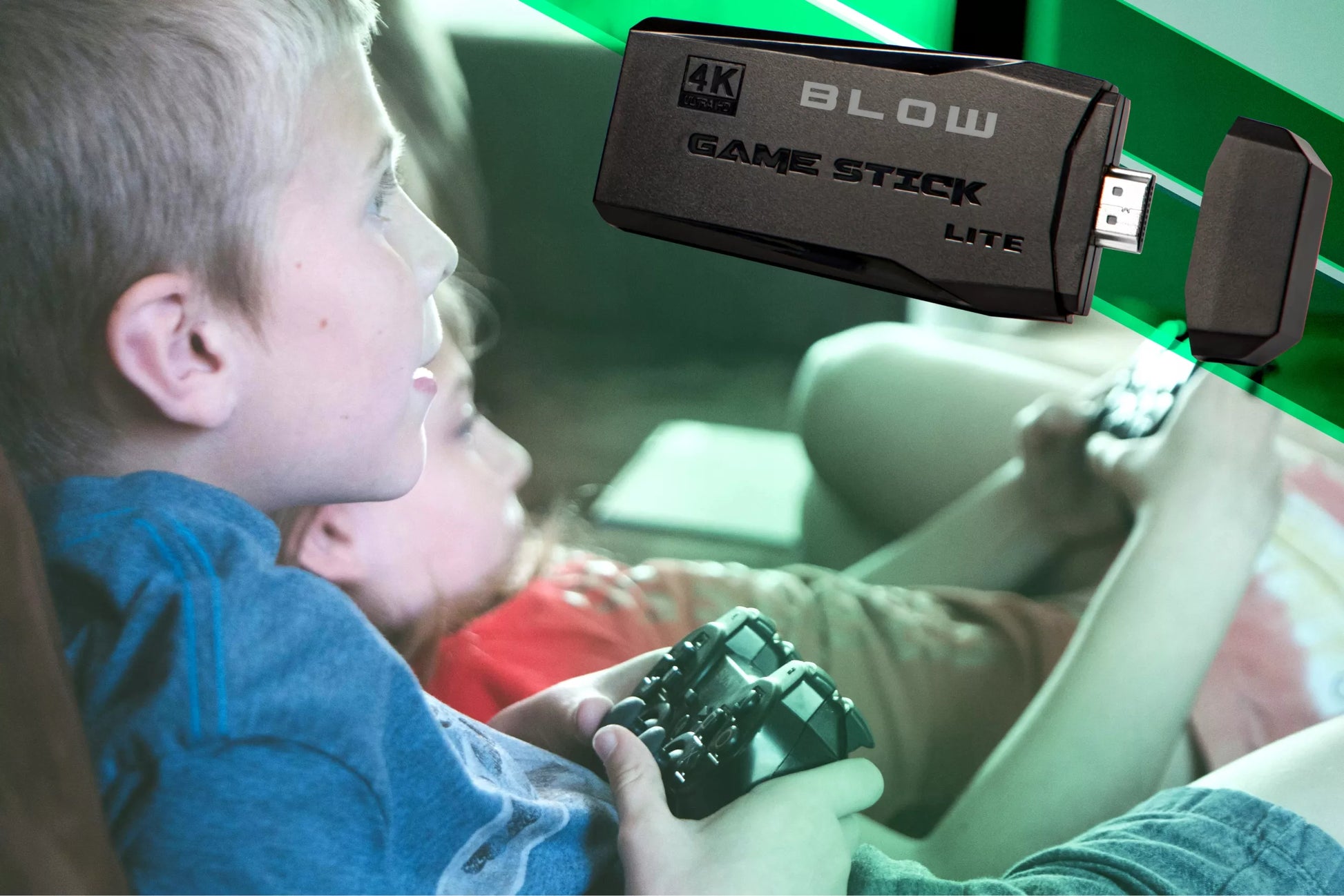 TV žaidimų konsolė MINI RETRO HDMI belaidė 2xPAD 22073 žaidimai