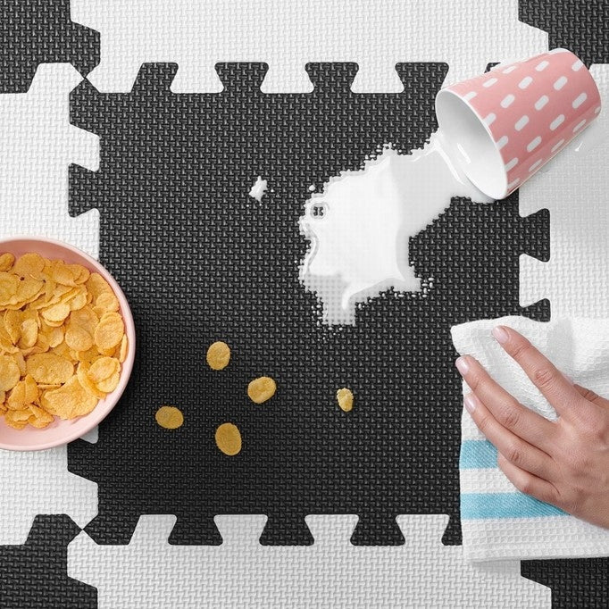 STORAS DIDAKTINIS KILIMĖLIS vaikams, PUTŲ DĖLIONĖ 16vnt + XXL kraštai