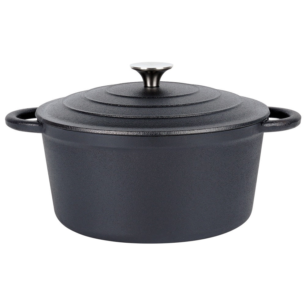 Keta iš ketaus su dangčiu troškintuvui gaminti, kepti, troškinti 3,9L