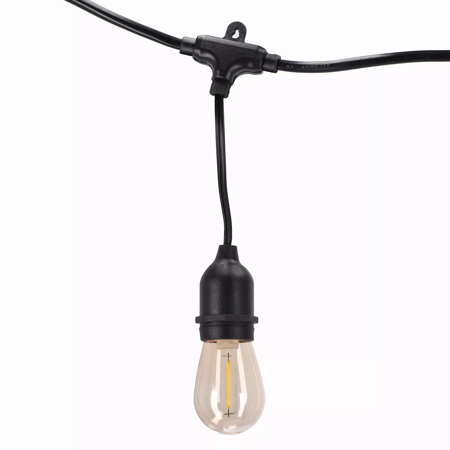 SODO GIRLIANDA ŠVIESOS GRANDINĖ 20M 40X LED E27