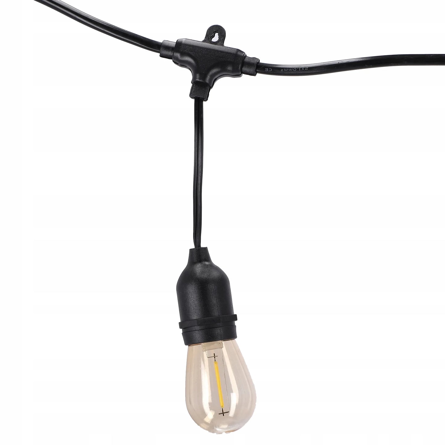 SODO GIRLIANDA ŠVIESOS GRANDINĖ 20M 40X LED E27