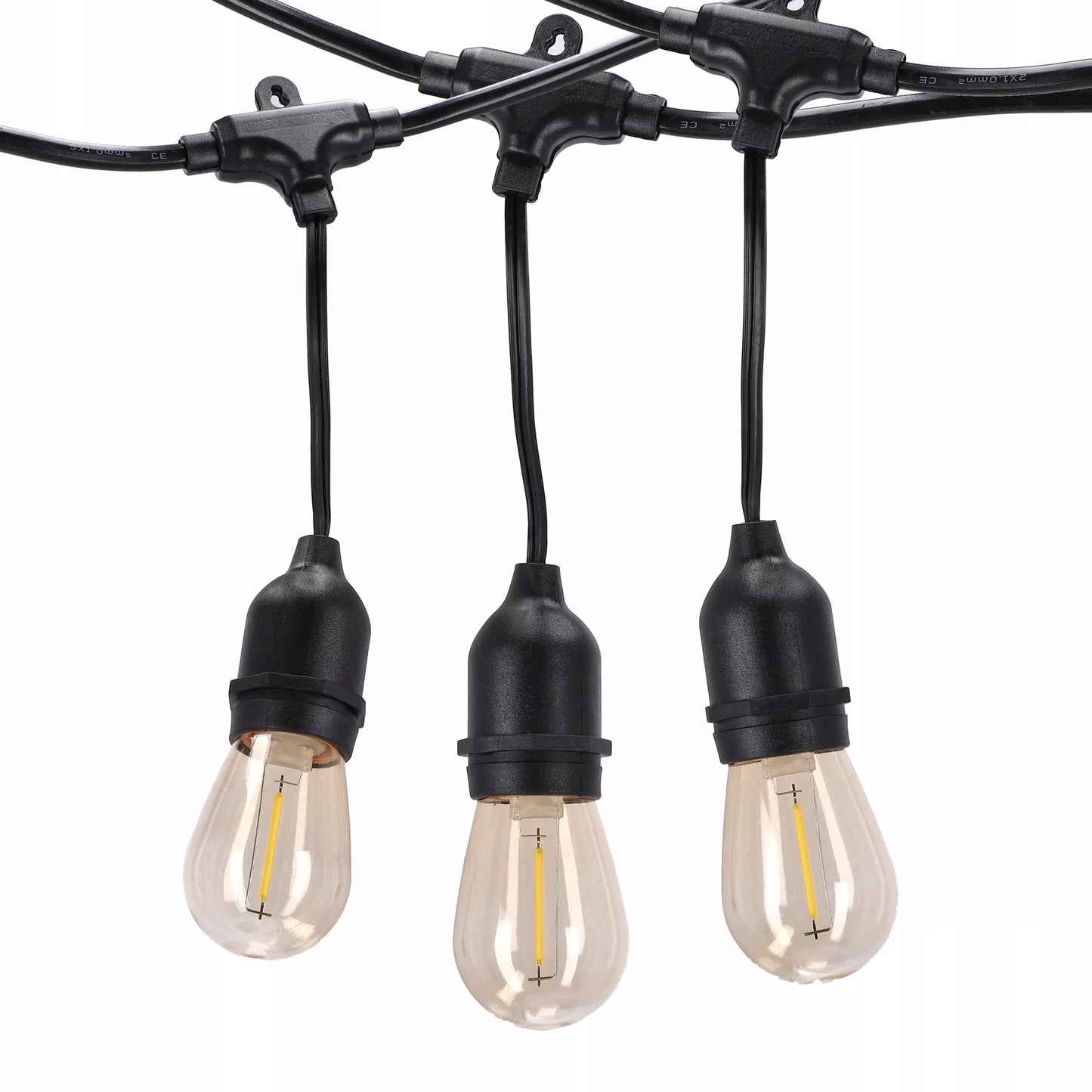 SODO GIRLIANDA ŠVIESOS GRANDINĖ 20M 40X LED E27