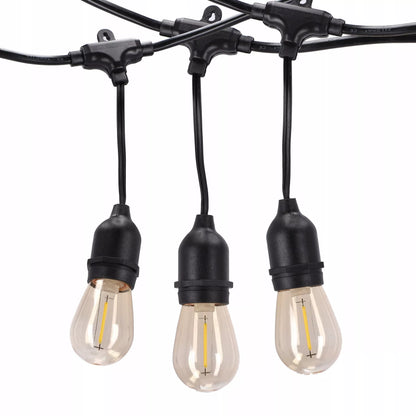 SODO GIRLIANDA ŠVIESOS GRANDINĖ 20M 40X LED E27