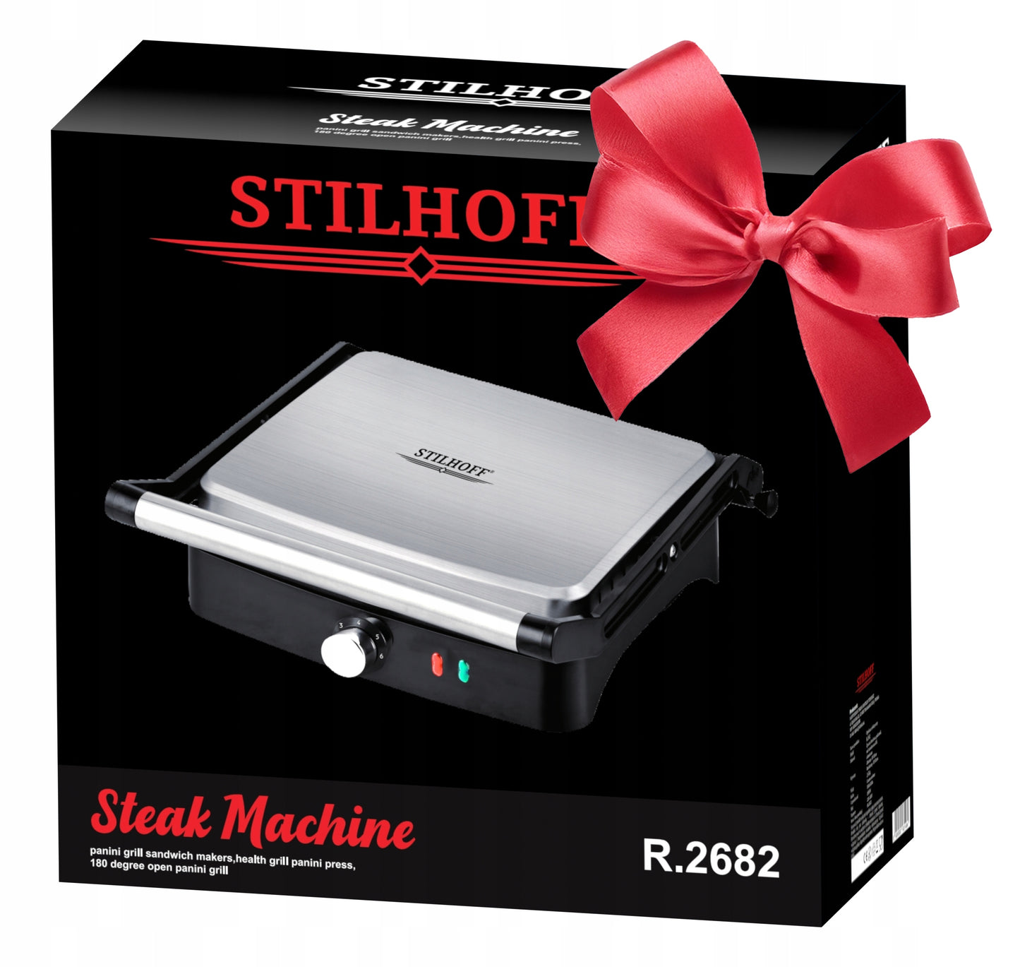 Elektrinis grilius, skrudintuvas, panini sumuštinių keptuvas STILHOFF