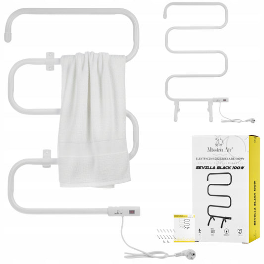 Elektrinis vonios radiatoriaus stovas pakabinamas rankšluosčių džiovintuvas 100W