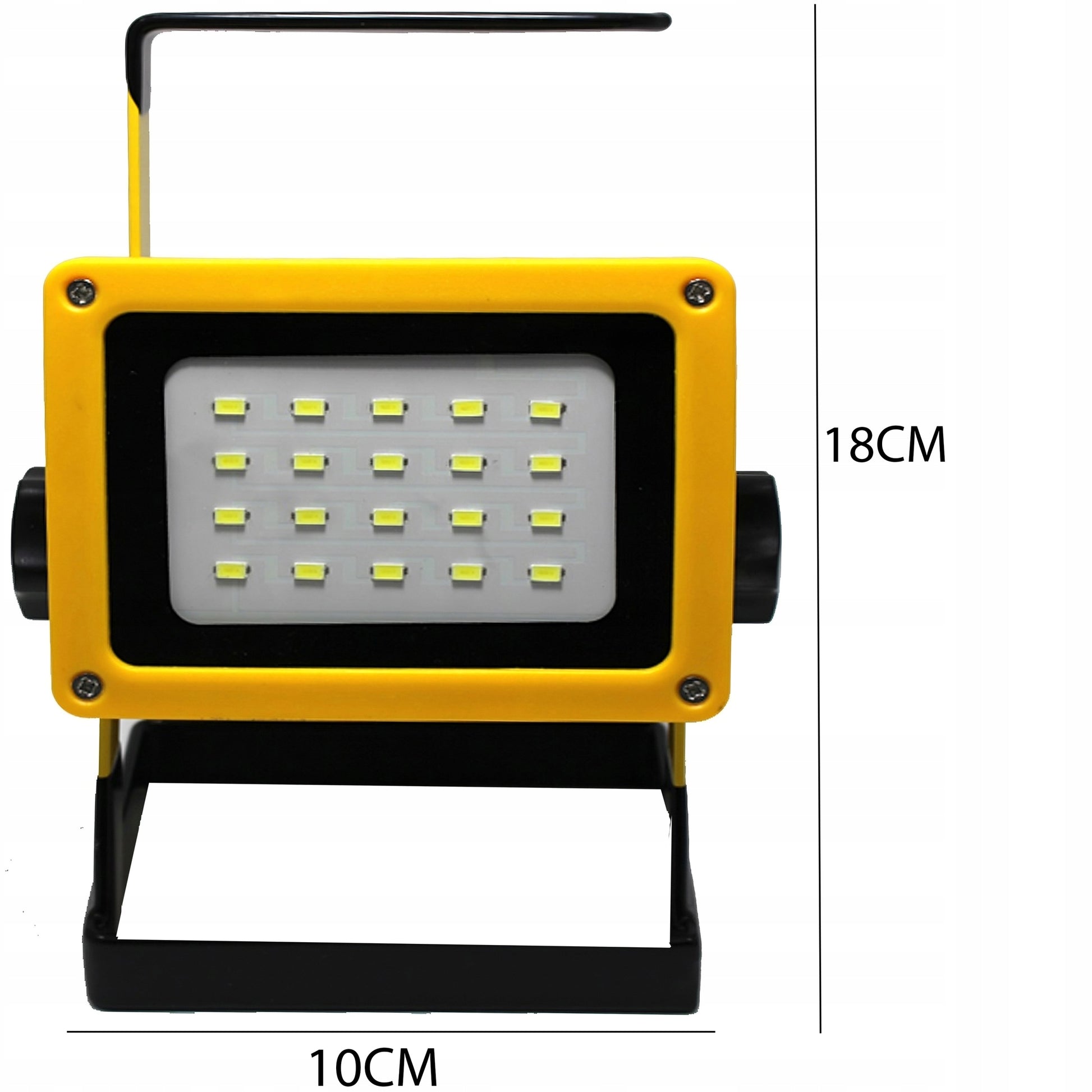 LED DARBINIS STATYBINIS PROŽEKTORIUS 30W AKUMULATORINIS NEŠIOJAMAS Galingas, Ryškus, Su kabeliu