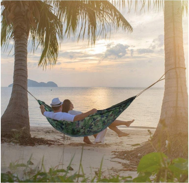 Dviejų asmenų hamakas 260x140 su moskitų tinklu SURVIVAL