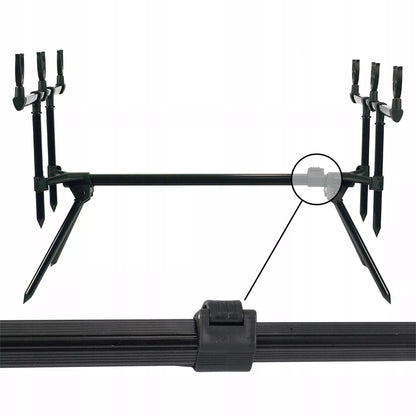 HOKKAIDO Karpinis stovas meškerėms 3 meškerėms, stabilus meškeriotojui