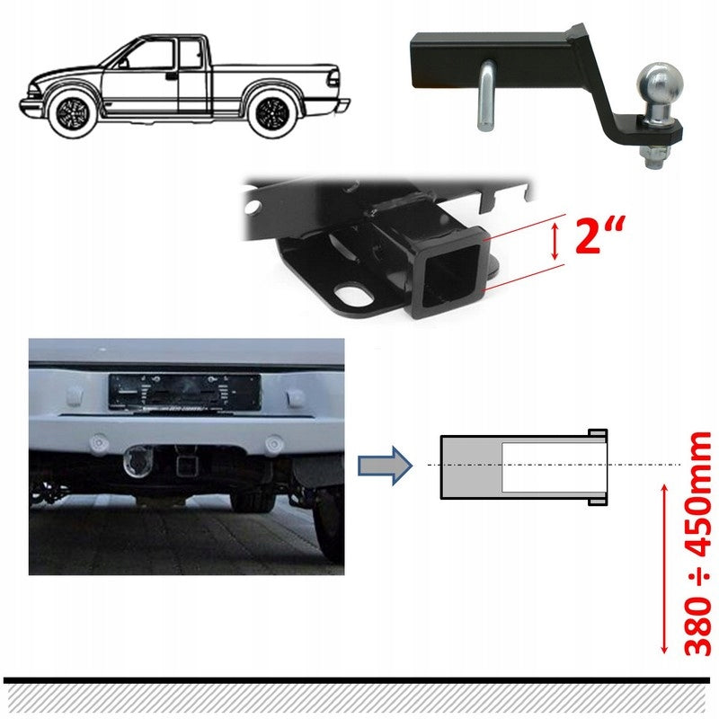JAV vilkimo kablio adapteris automobiliams iš JAV 52x52mm (-30mm)