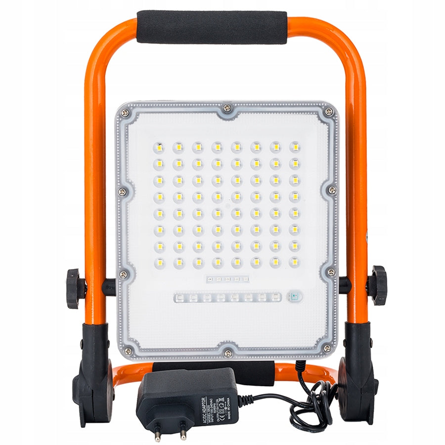 100W Halogeninis LED Darbinis Statybinis Prožektorius Nešiojamas Akumuliatorius