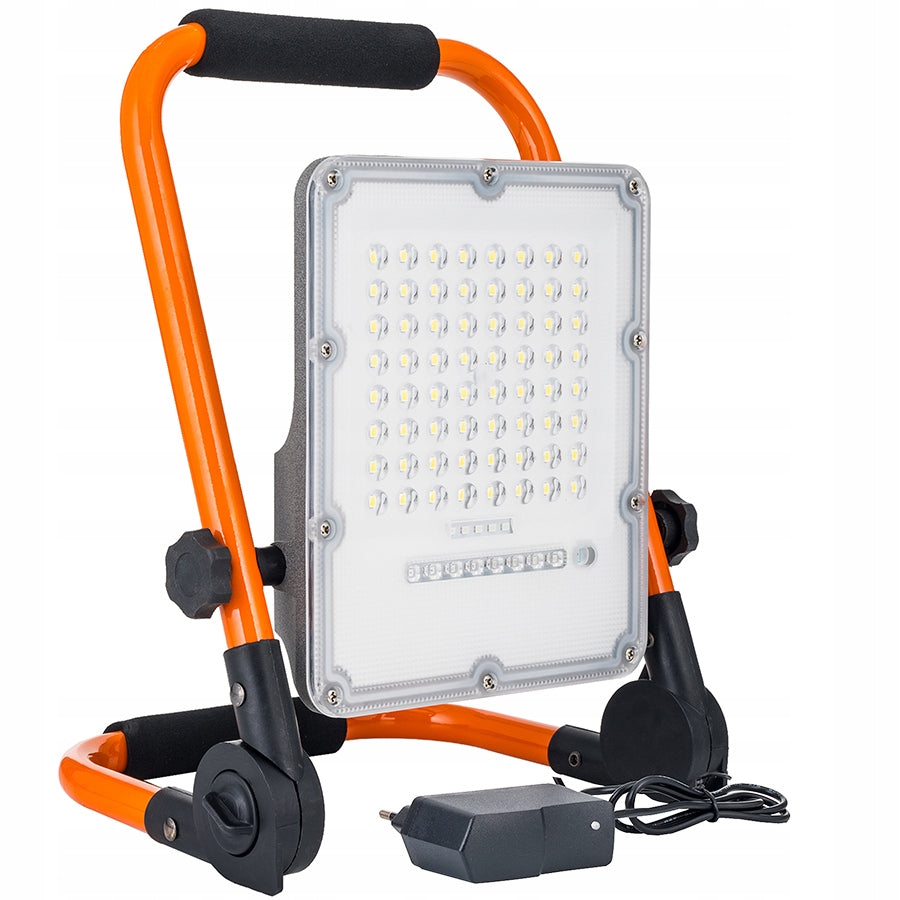 100W Halogeninis LED Darbinis Statybinis Prožektorius Nešiojamas Akumuliatorius