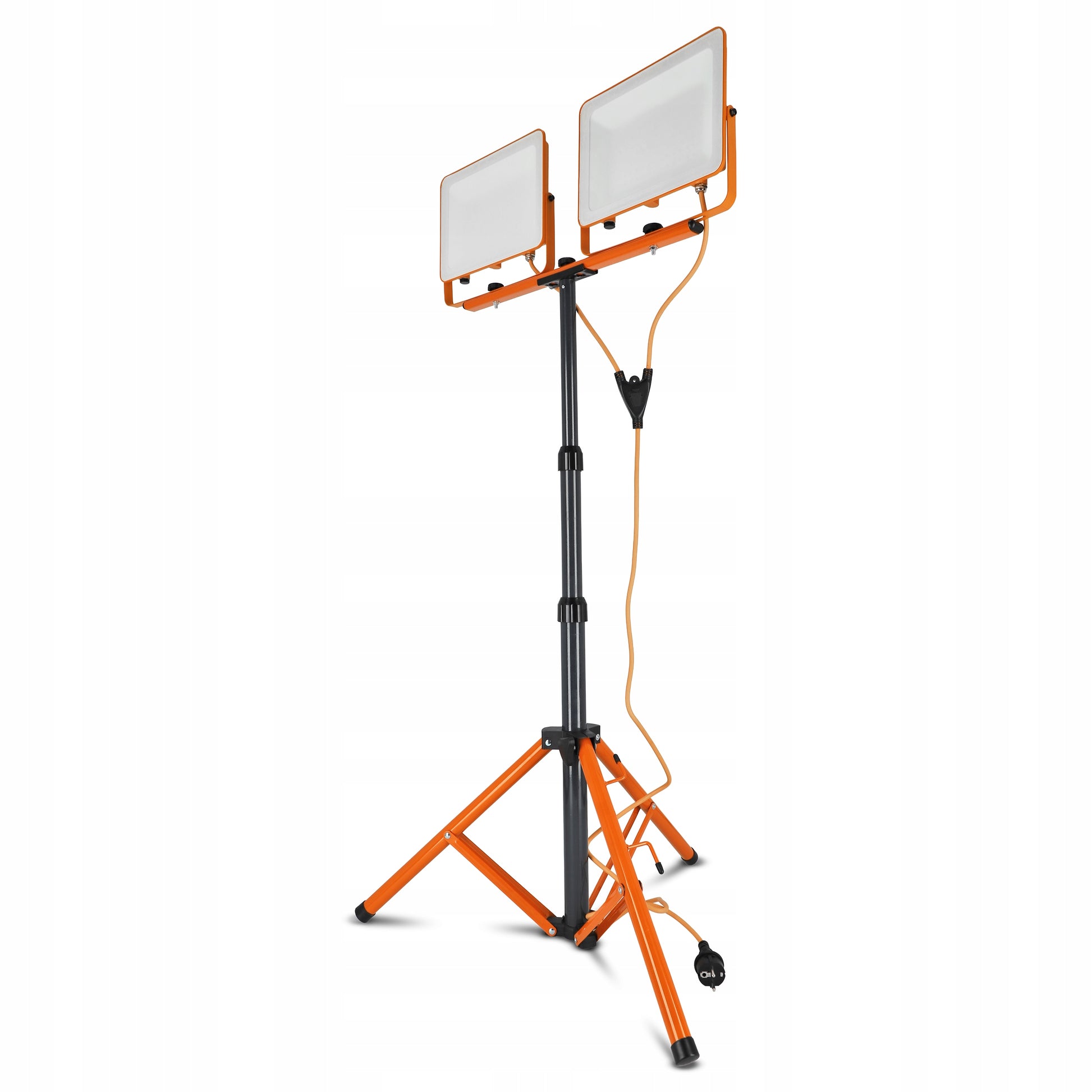 Statyvinis LED Prožektorius 2x 100W 10000lm Statyvas Statybinis Šviestuvas