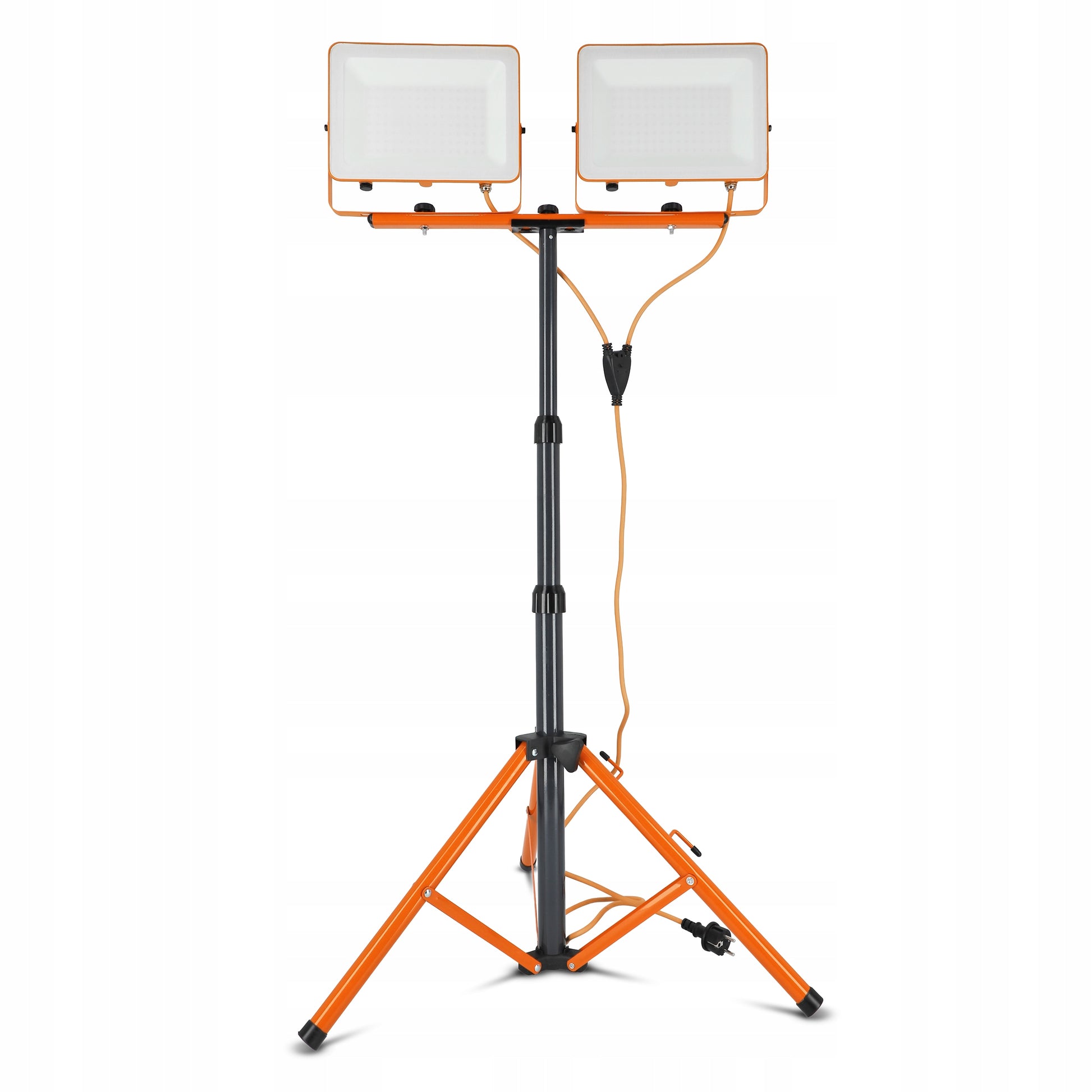 Statyvinis LED Prožektorius 2x 100W 10000lm Statyvas Statybinis Šviestuvas