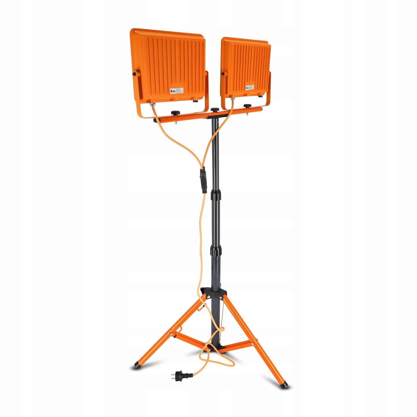 Statyvinis LED Prožektorius 2x 100W 10000lm Statyvas Statybinis Šviestuvas
