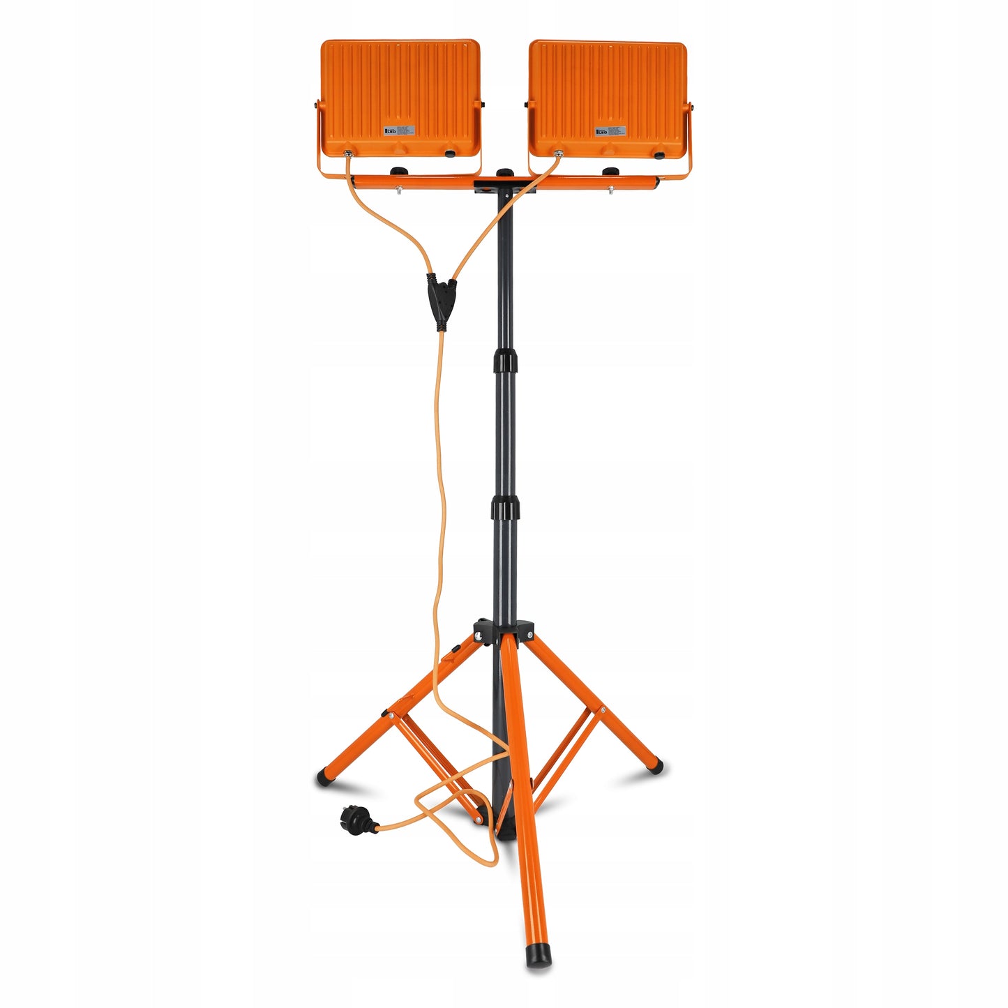 Statyvinis LED Prožektorius 2x 100W 10000lm Statyvas Statybinis Šviestuvas