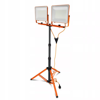 Statyvinis LED Prožektorius 2x 100W 10000lm Statyvas Statybinis Šviestuvas