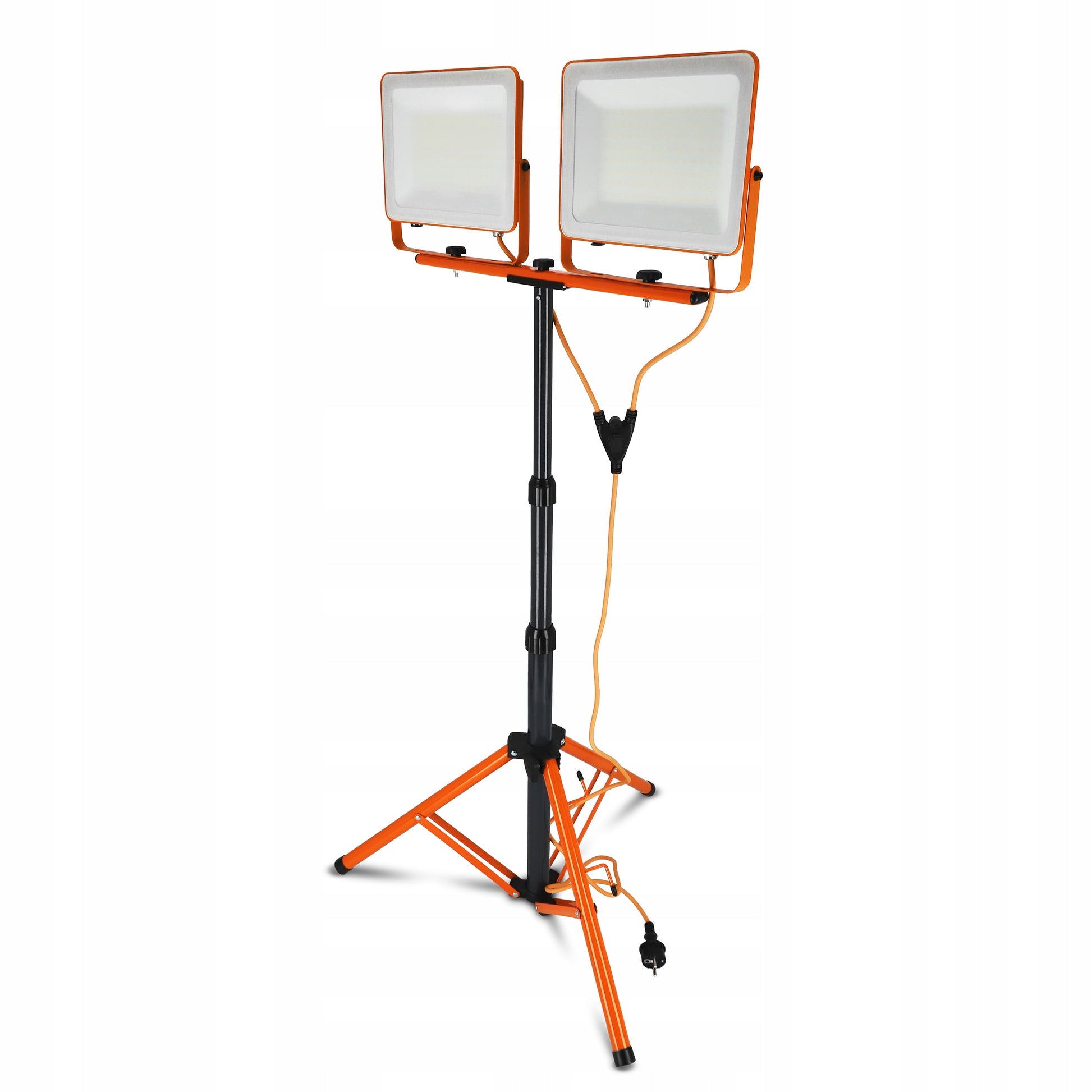 Statyvinis LED Prožektorius 2x 100W 10000lm Statyvas Statybinis Šviestuvas